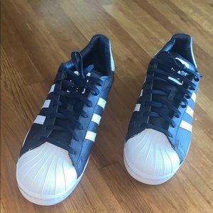 Adidas superstar blue and white size 13
